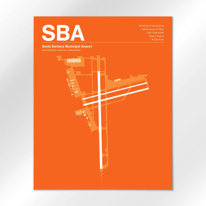 SBA Airport Diagram