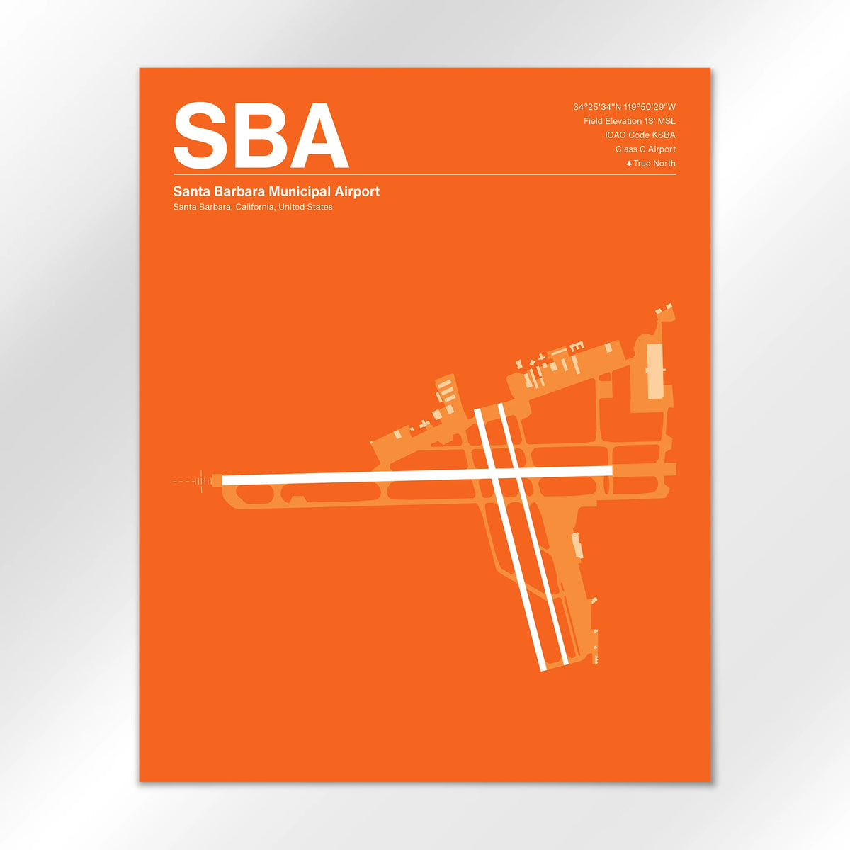 SBA Airport Diagram