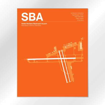 SBA Airport Diagram
