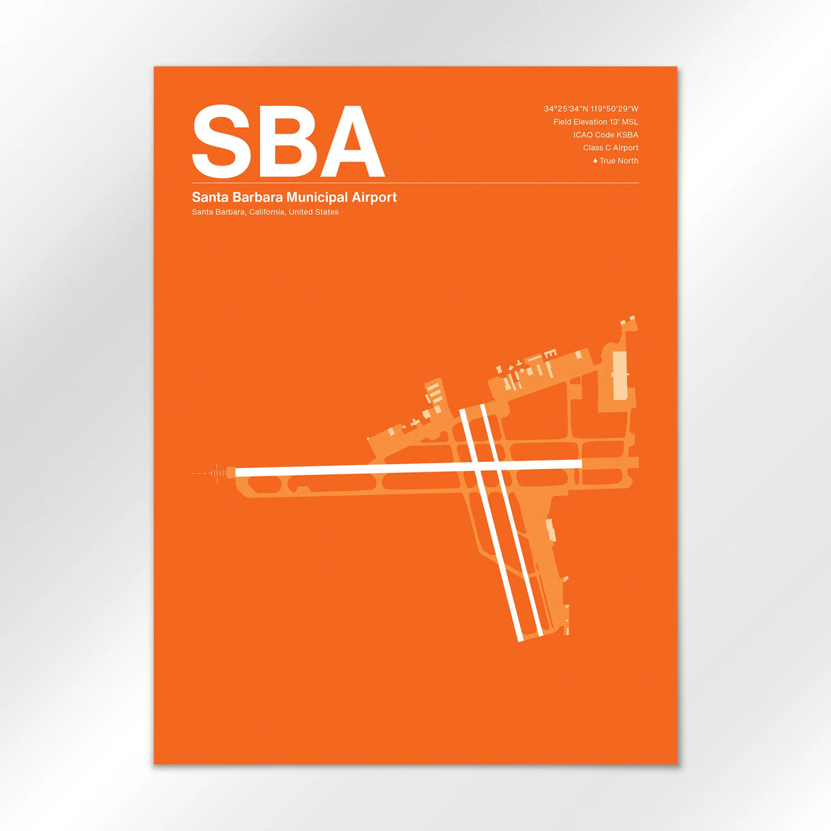 SBA Airport Diagram