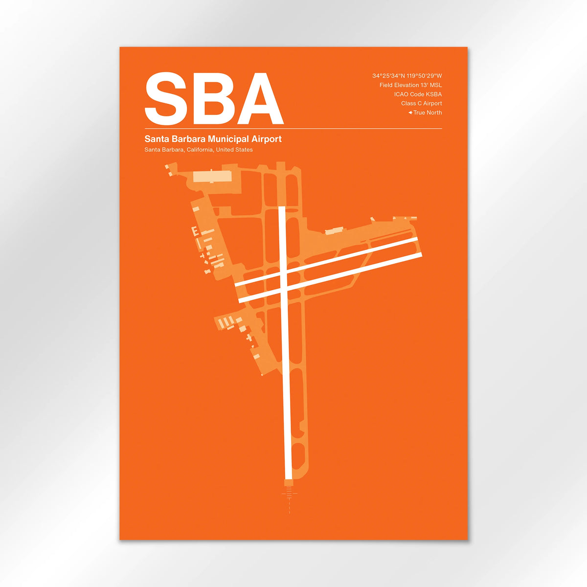 SBA Airport Diagram