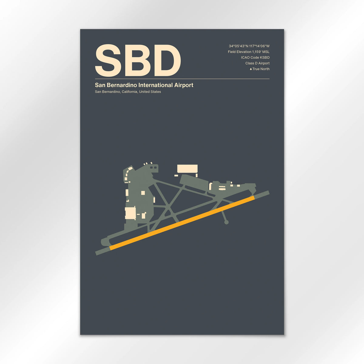 SBD Airport Diagram