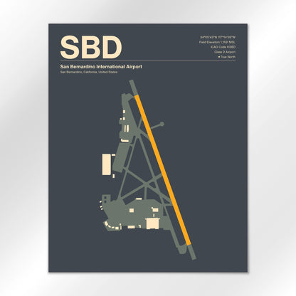SBD Airport Diagram