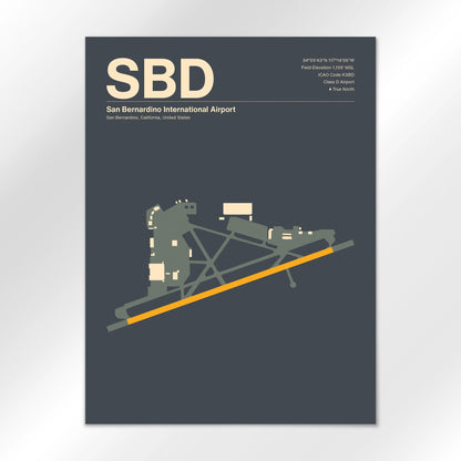 SBD Airport Diagram