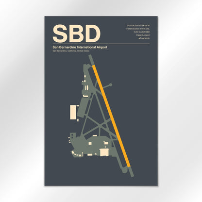 SBD Airport Diagram