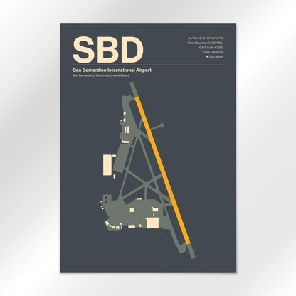 SBD Airport Diagram