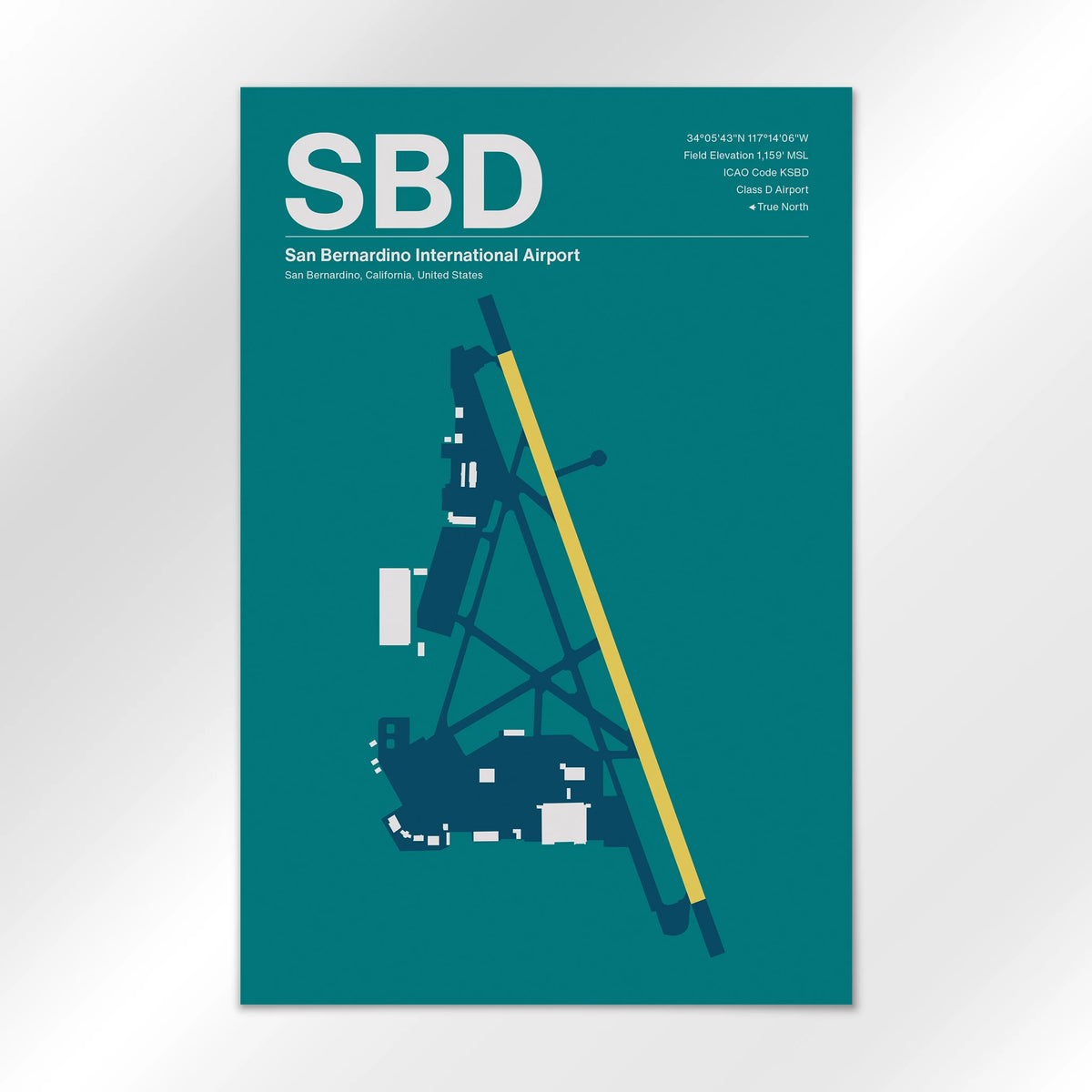 SBD Airport Diagram