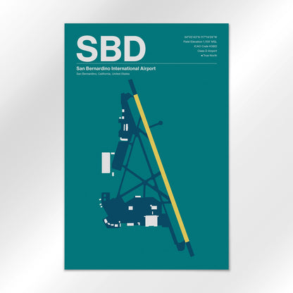 SBD Airport Diagram