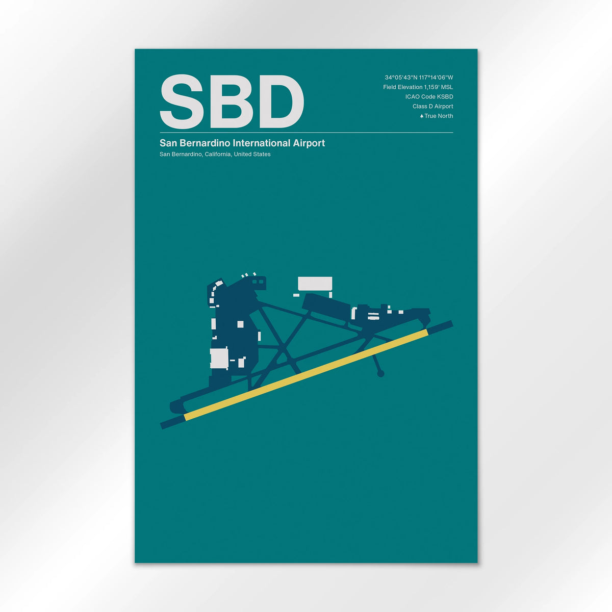 SBD Airport Diagram