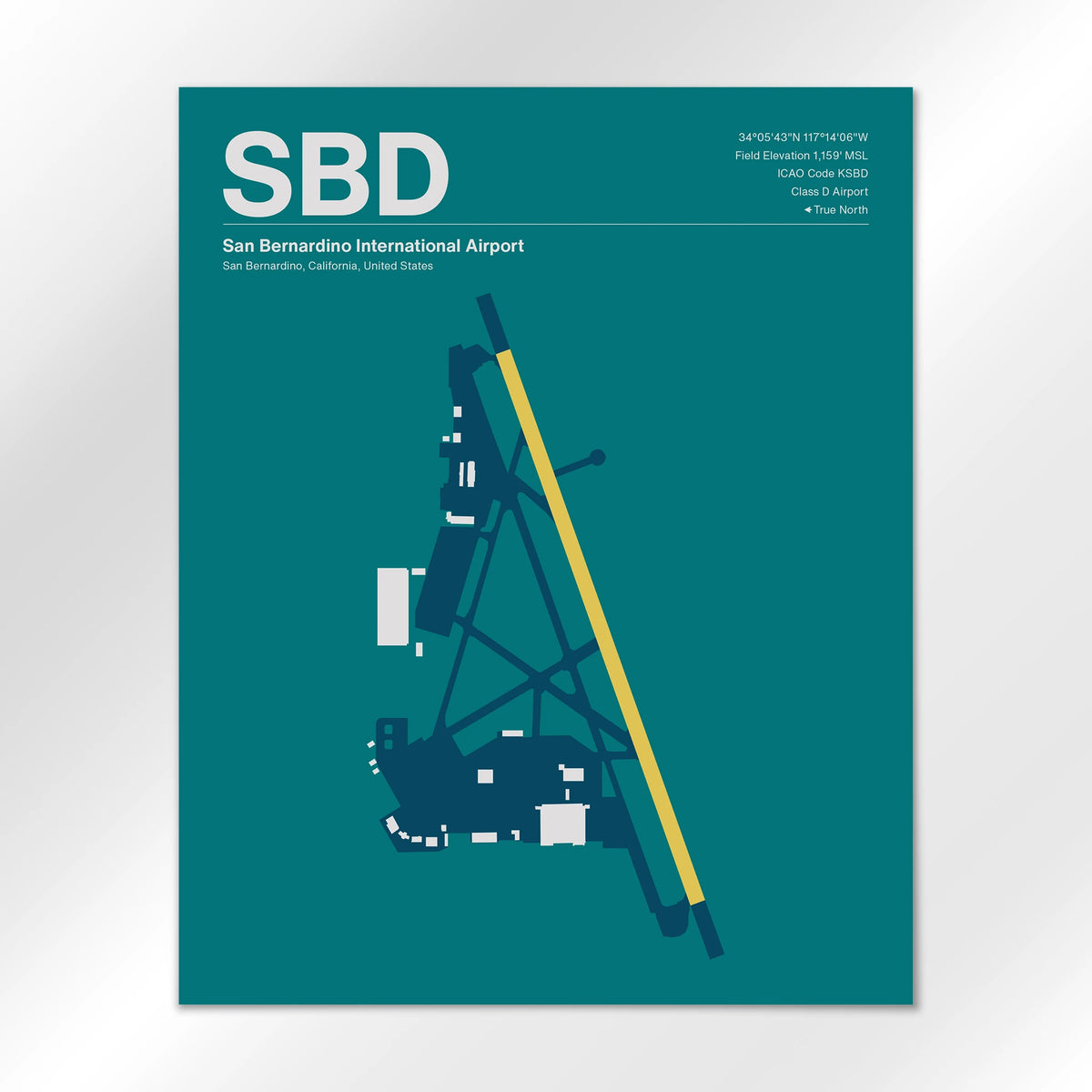 SBD Airport Diagram