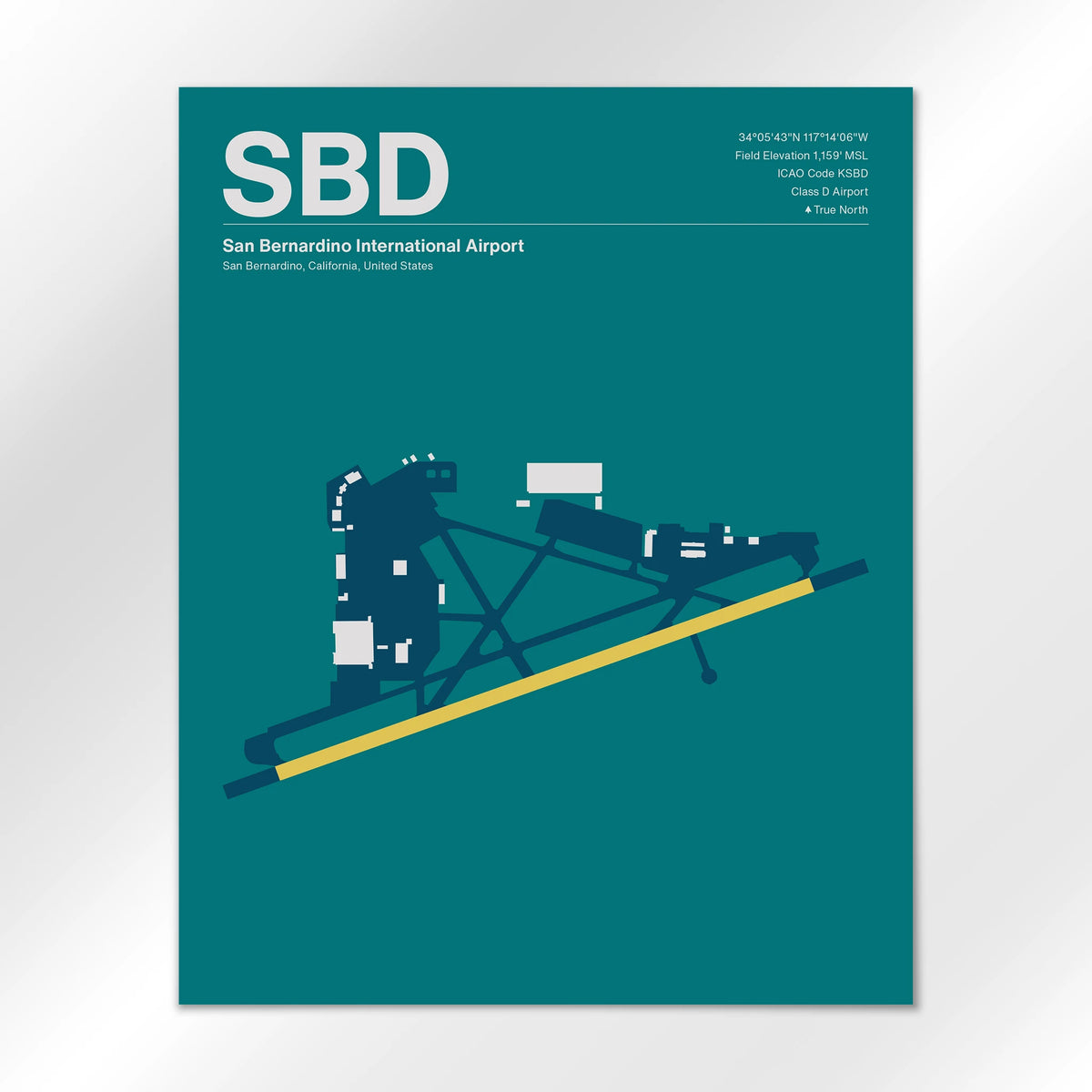SBD Airport Diagram