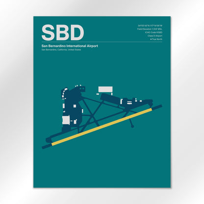 SBD Airport Diagram