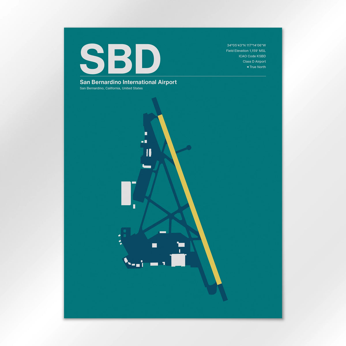 SBD Airport Diagram