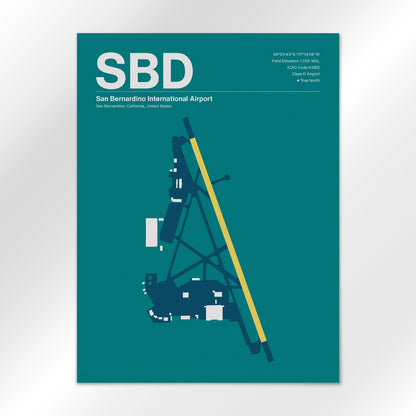 SBD Airport Diagram