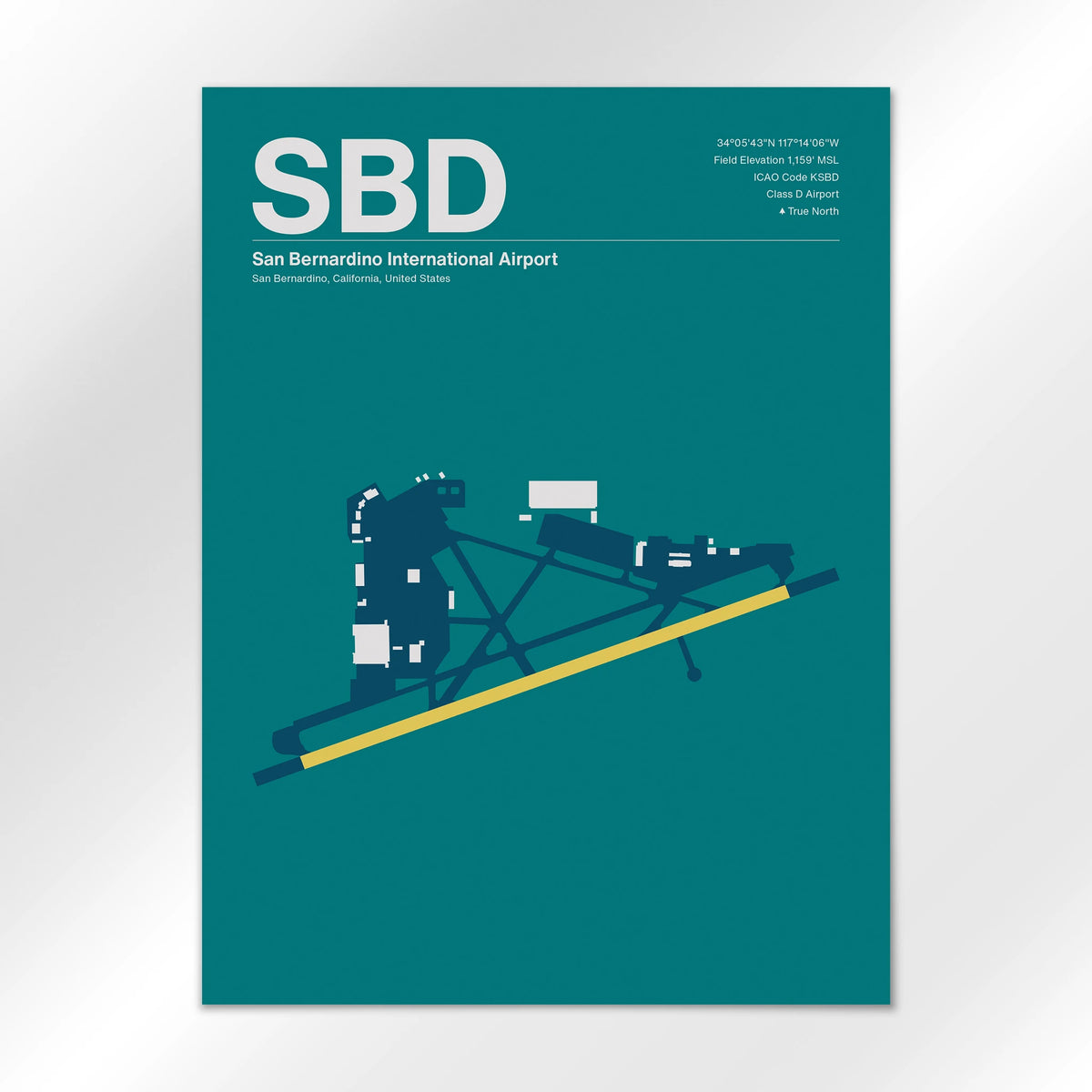 SBD Airport Diagram