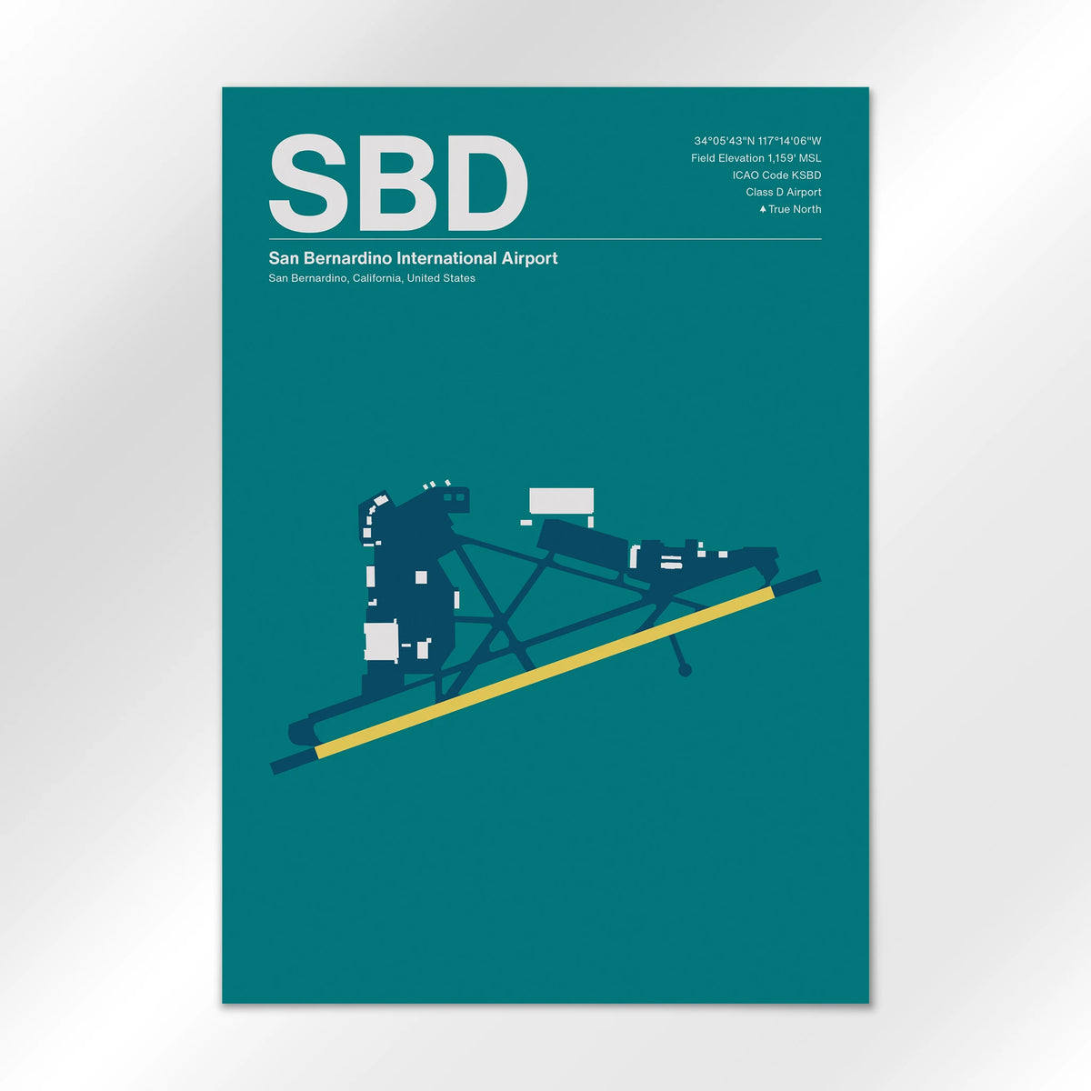 SBD Airport Diagram