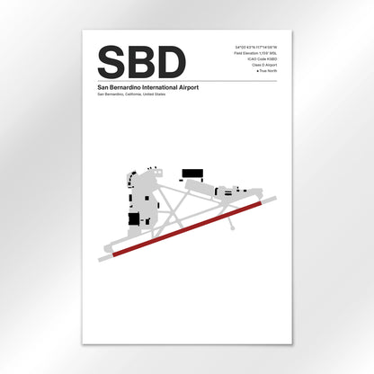 SBD Airport Diagram