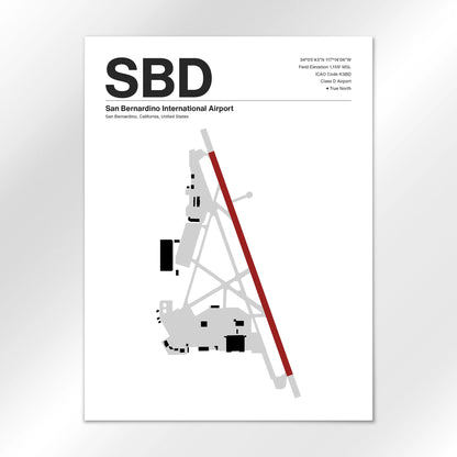 SBD Airport Diagram