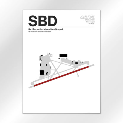 SBD Airport Diagram