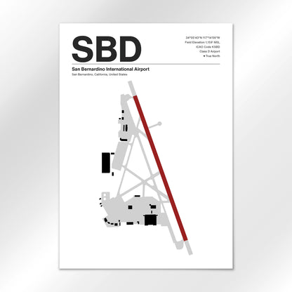 SBD Airport Diagram