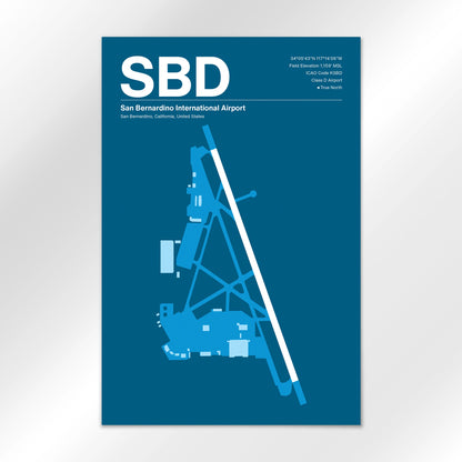 SBD Airport Diagram
