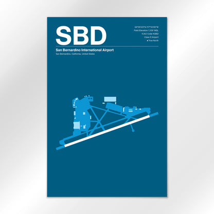 SBD Airport Diagram