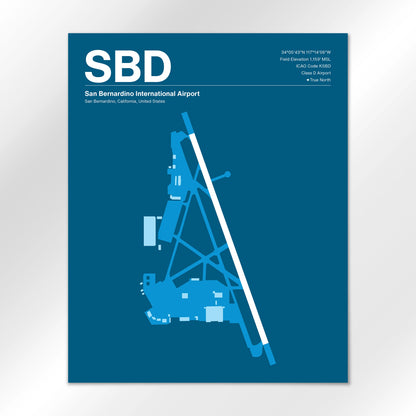 SBD Airport Diagram