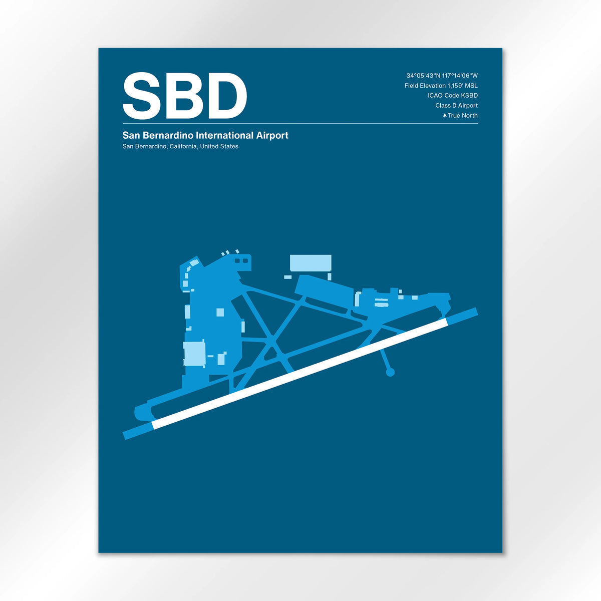 SBD Airport Diagram