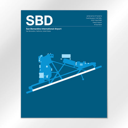 SBD Airport Diagram