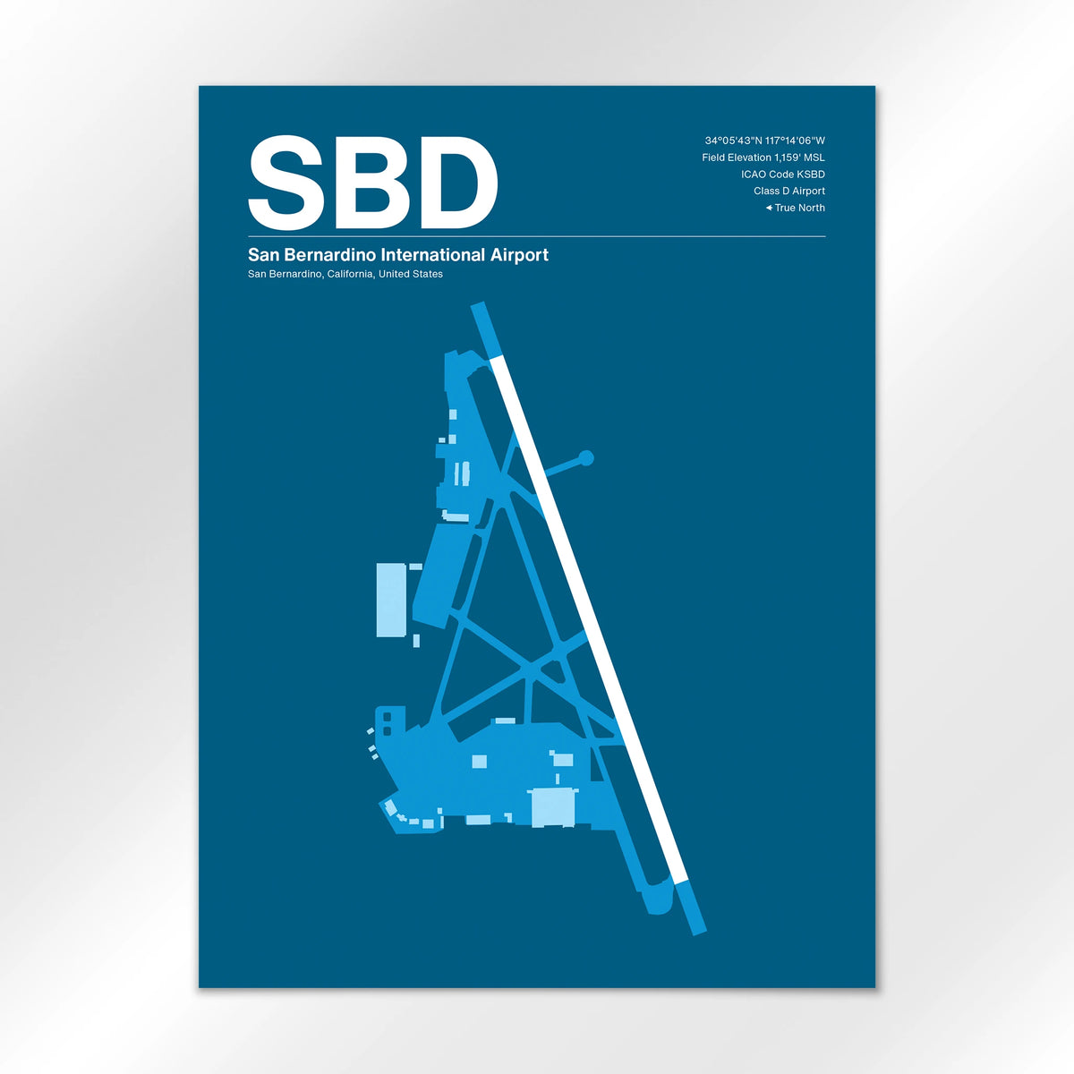 SBD Airport Diagram