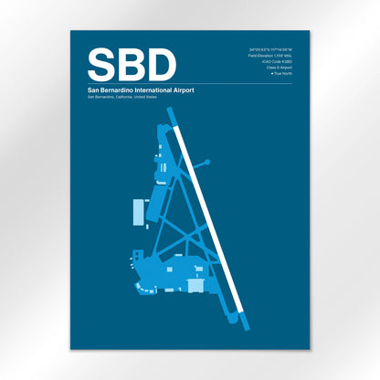 SBD Airport Diagram