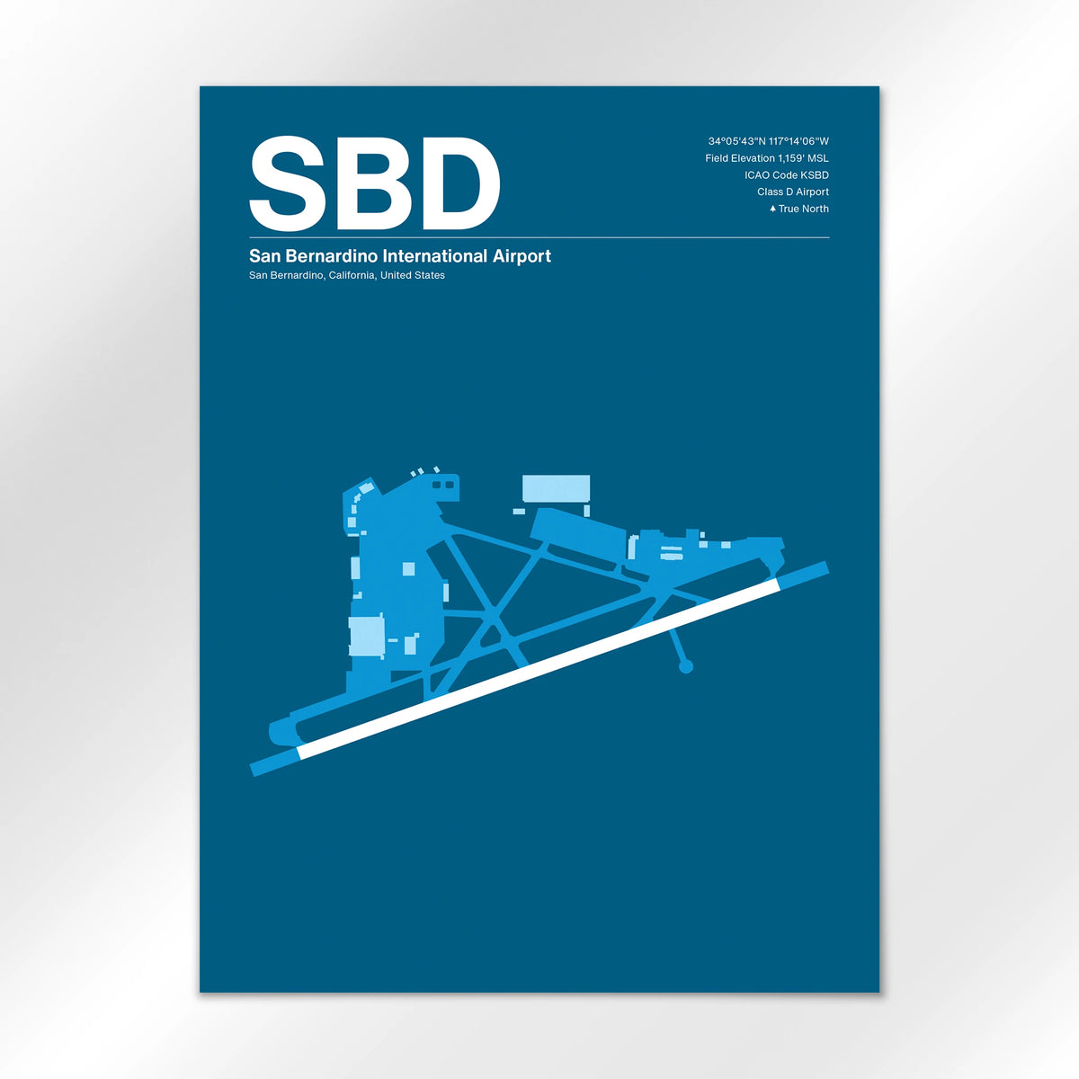 SBD Airport Diagram