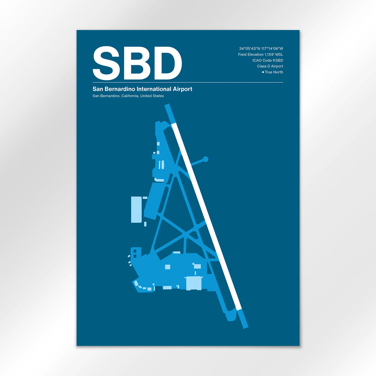 SBD Airport Diagram
