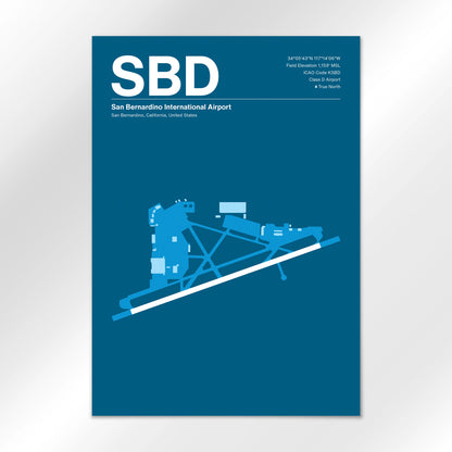 SBD Airport Diagram