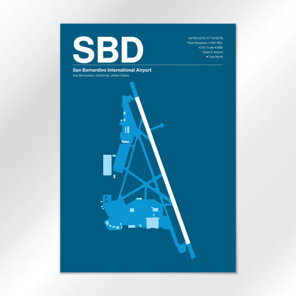 SBD Airport Diagram