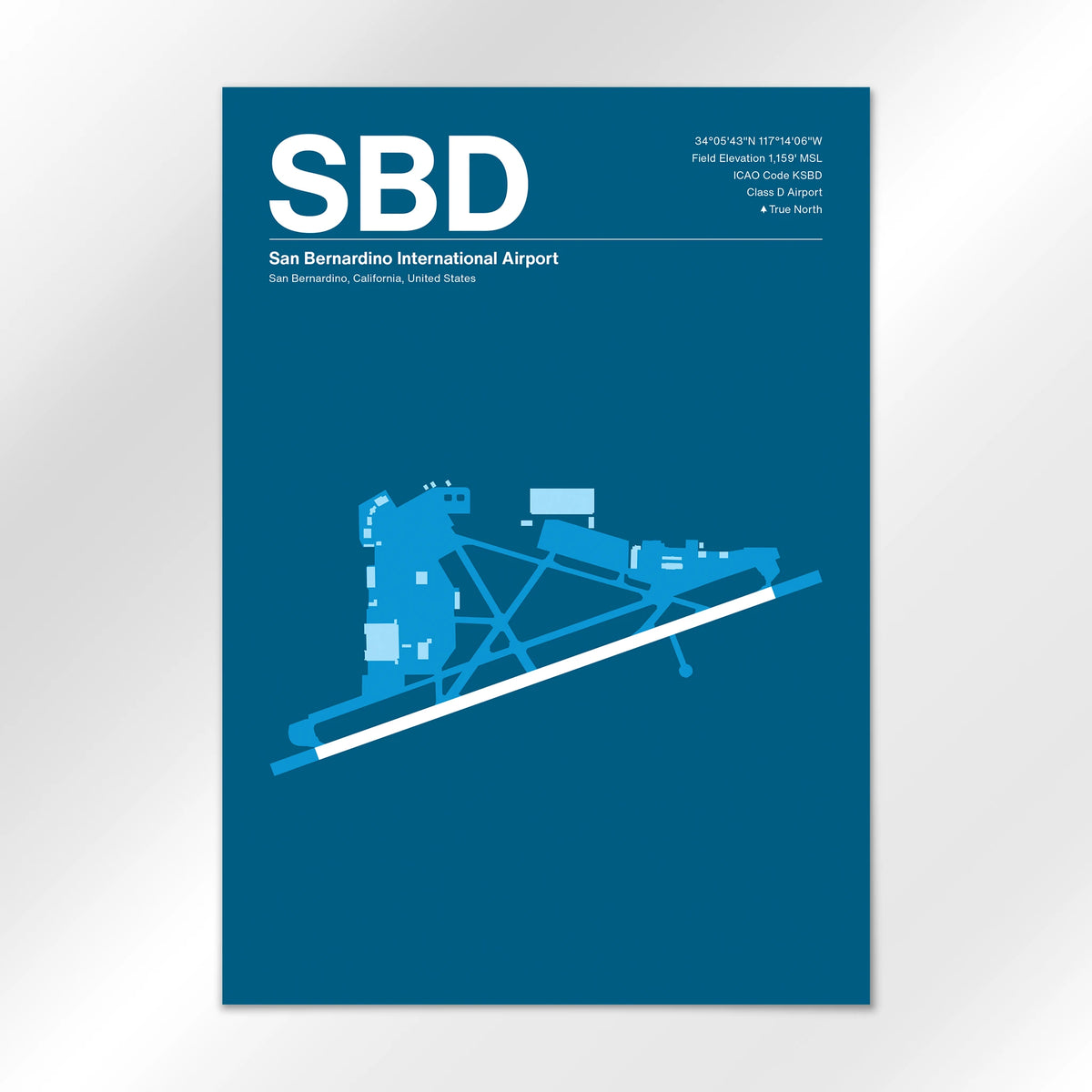 SBD Airport Diagram