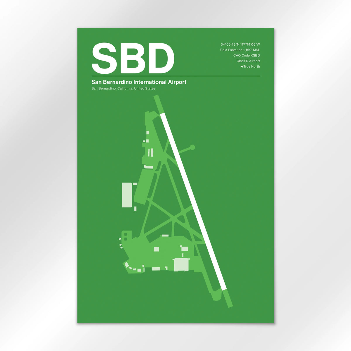 SBD Airport Diagram