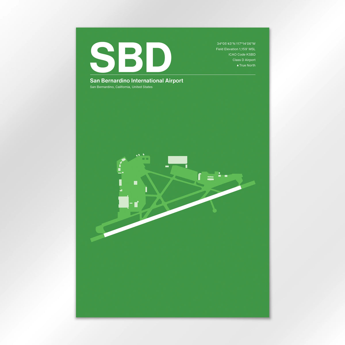 SBD Airport Diagram