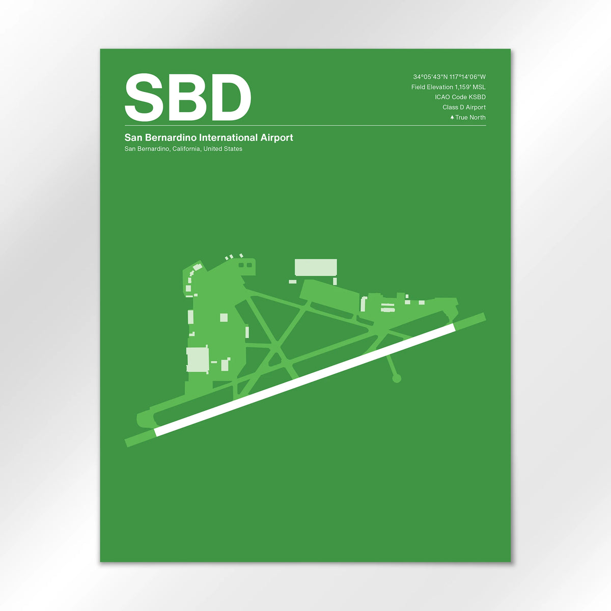SBD Airport Diagram