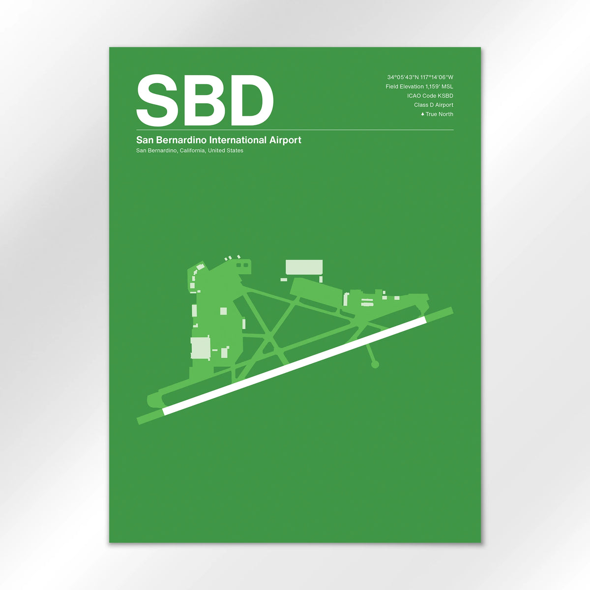 SBD Airport Diagram