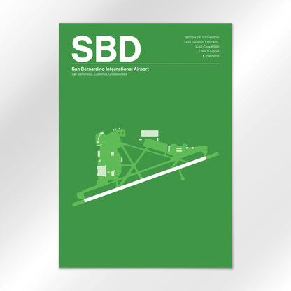 SBD Airport Diagram