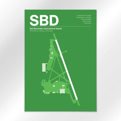 SBD Airport Diagram