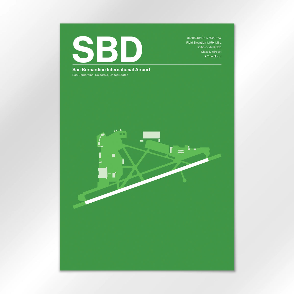 SBD Airport Diagram