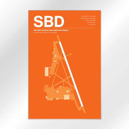 SBD Airport Diagram