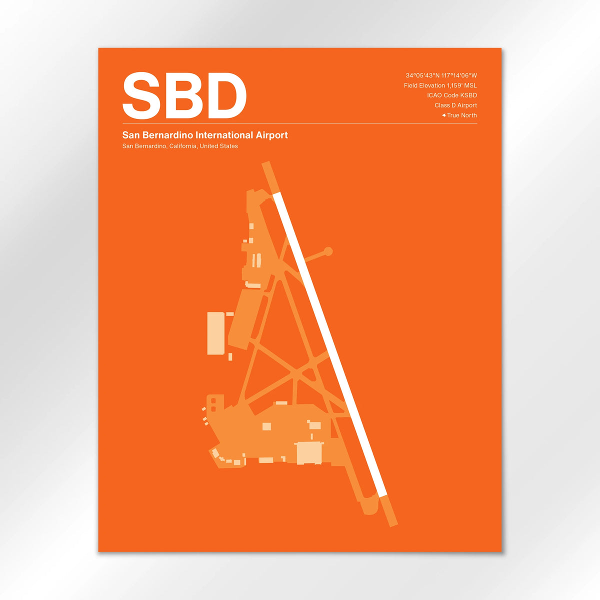 SBD Airport Diagram