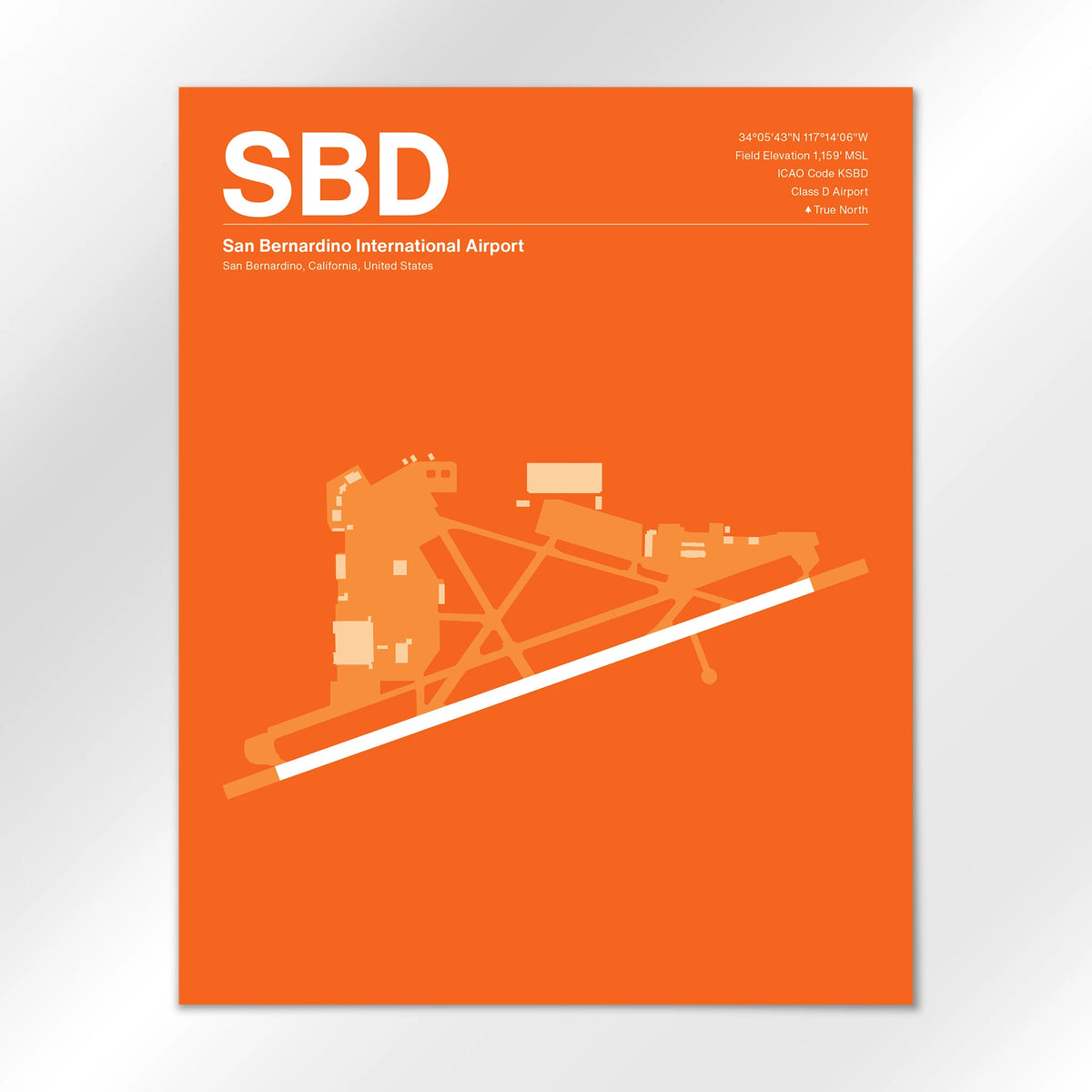 SBD Airport Diagram