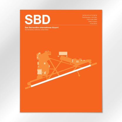 SBD Airport Diagram