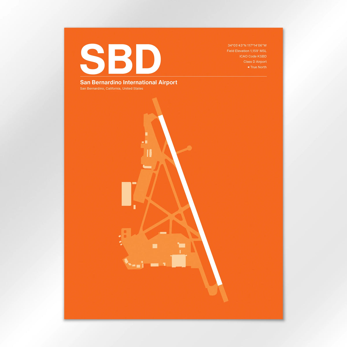 SBD Airport Diagram