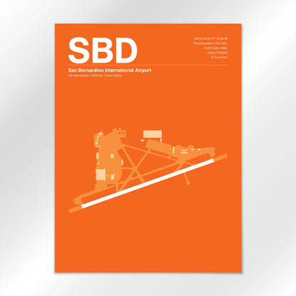 SBD Airport Diagram
