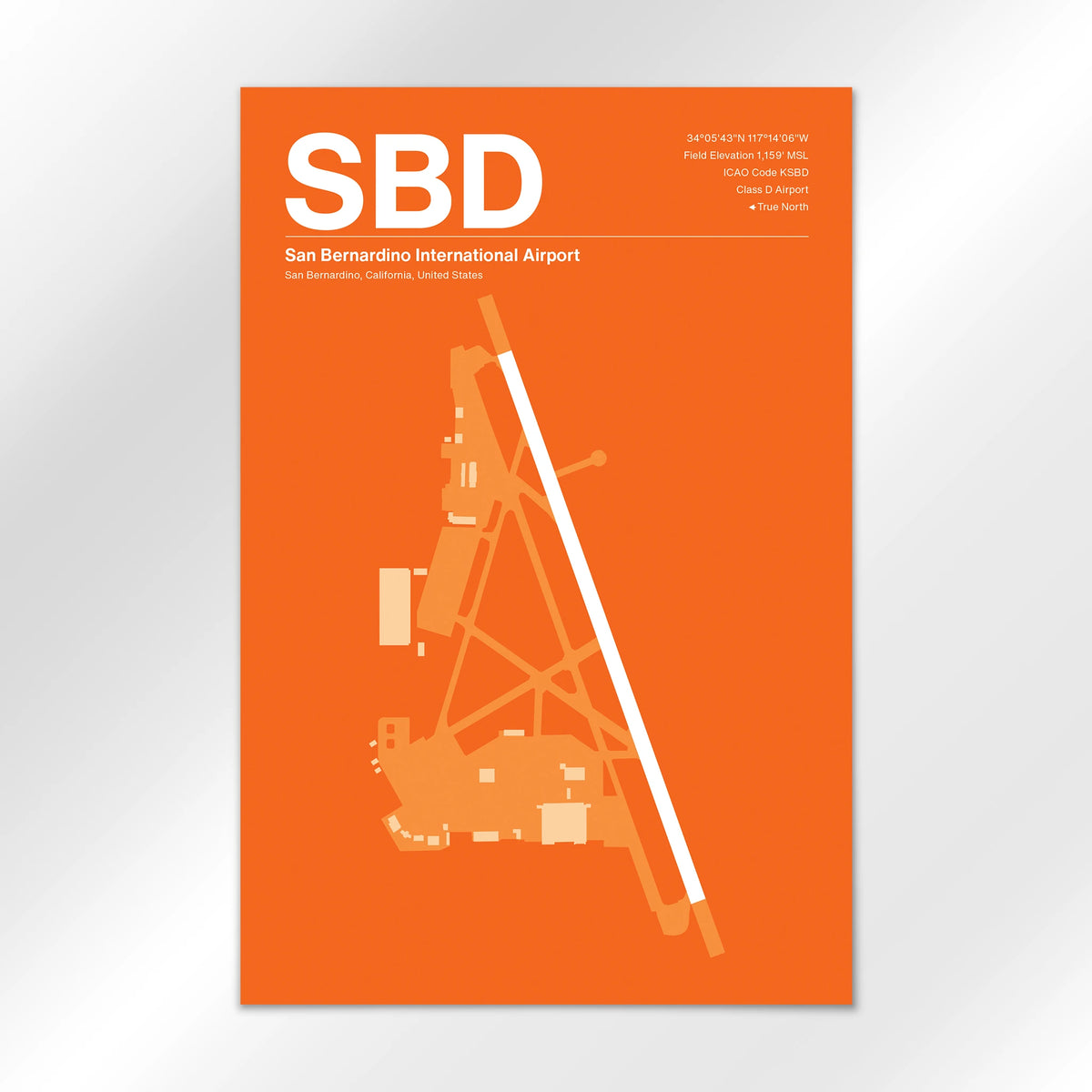 SBD Airport Diagram